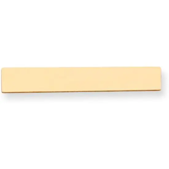 14K Gold Rectangle Stamping Disc 0.018" {1}