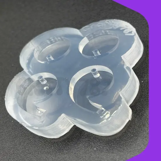 Semi Colon Dangle Earring Silicone Mold, Mental Health Awareness Mold, Resin Mold (B14) {3}