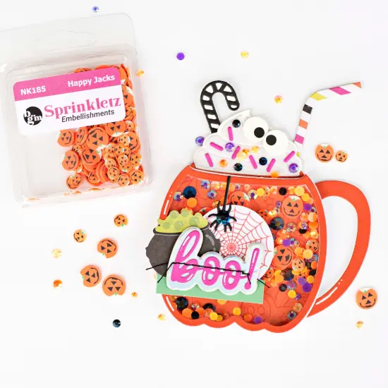 Buttons Galore Sprinkletz DIY Craft Embellishment Polymer Clay Pieces 36 Grams - 3 Packs of Happy Jacks {5}