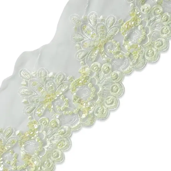 Vintage Floral Cluster Lace Trim {1}