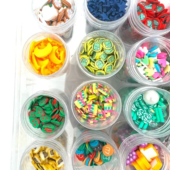 Claynation 24 Clay Kit with FREE Tube Compartment Container Crafting Organizer Box {4}