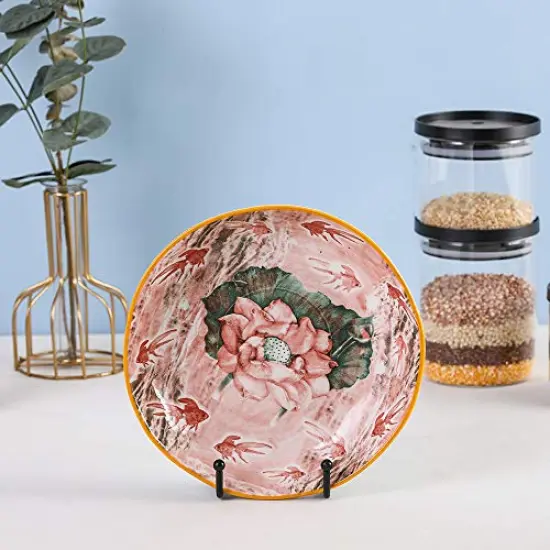 Plate Stands for Display - Iron Easel Stand Plate Holder Display Stand Picture Frame Stand for Pictures | Photo|Decorative Plate |Dish | Tabletop Art - 6 inch-Black(6 Pack) {4}