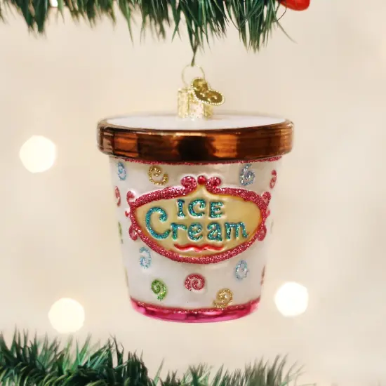 Old World Christmas: Ice Cream Hanging Ornaments, Set of 6 {2}