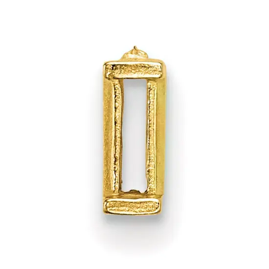 14K Gold Airline Narrow Baguette Setting 3.5x2mm {2}