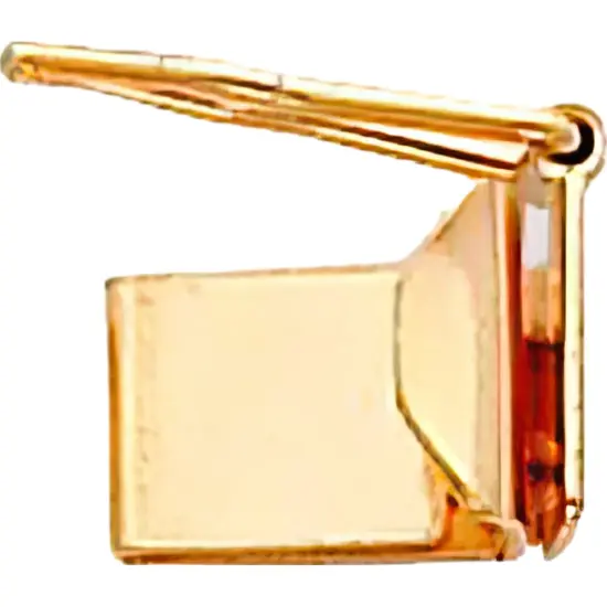14K Gold Fold Over Clasp Replacement Tongue 8.9mm YG1841X {1}