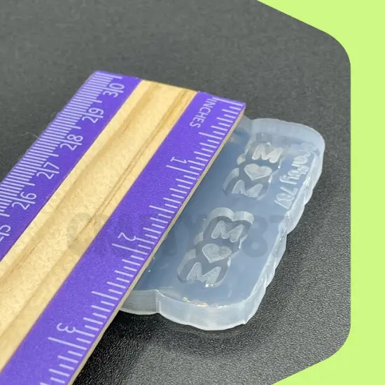 Mom Stud Earring Silicone Mold, Resin Jewelry Mold, Uv Resin Mold, Mom Gift (A15) {3}