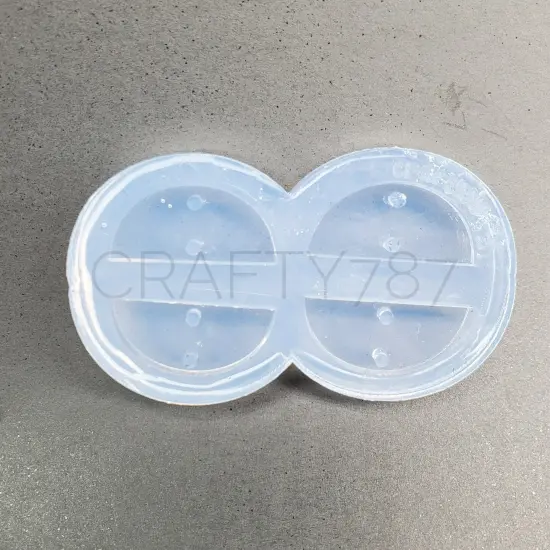 Half Circle Connector Silicone Mold(B8) {3}