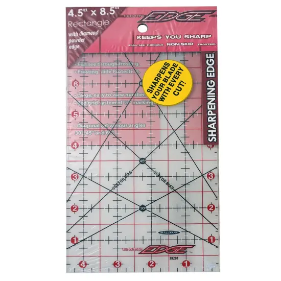 The Cutting EDGE 4.5&Prime; x 8.5&Prime; Frosted Ruler {2}