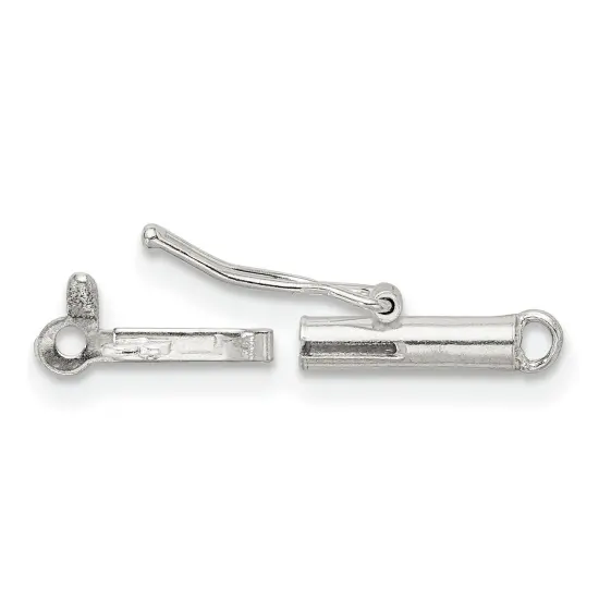 Sterling Silver Barrel Clasp 2mm {1}