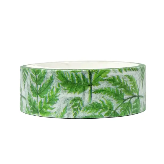 Wrapables Beautiful Scenery Washi Masking Tape Tropical Ferns {1}