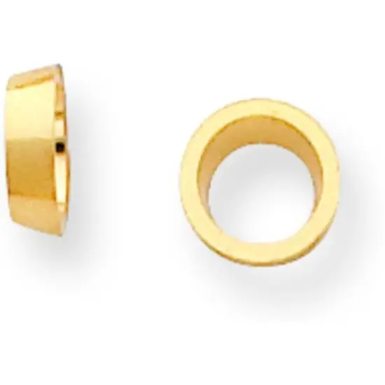 14K Gold Round Tapered Tube Bezel Setting 2.5mm {1}
