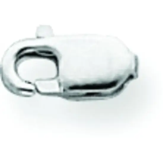 14K White Gold Lobster Clasp 8.3mm {1}