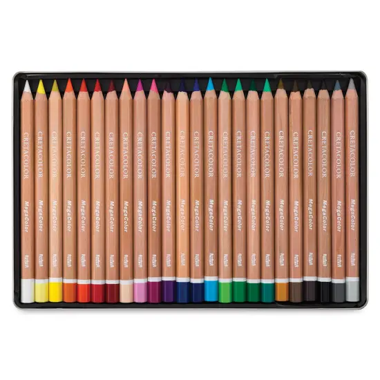 Cretacolor Mega Colored Pencil - Set of 24 {1}