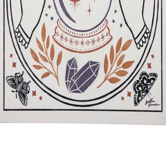 Magic Crystal Ball Halloween Wall Art 12 x 12 x 1 Inches. {4}