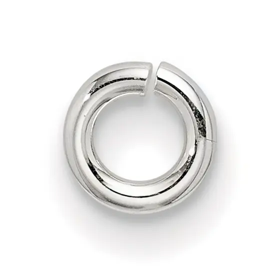 Sterling Silver 18GA Jump Rings 4.3mm - Pack of 6 {1}