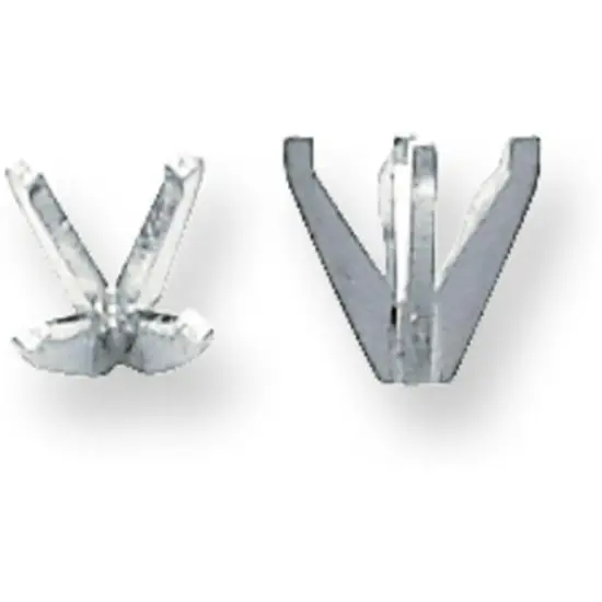 14K White Gold 4 Prong Round Low Setting 4.6mm {1}