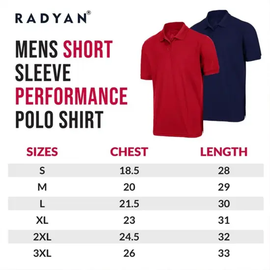 Radyan&reg; Best Polo Performance Ultra Soft Plain Short Sleeve T-Shirts Black & sports grey {6}