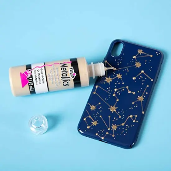 Dimensional Fabric Paint 17372 Dfpt 4Oz Metallic Gold, 4 Fl Oz (Pack of 1) {3}