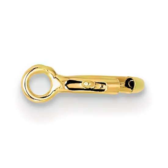 14K Gold Spring Ring Clasp YG1701 {2}
