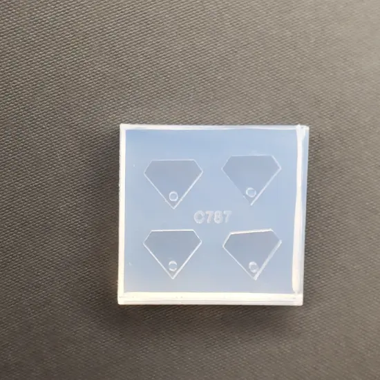 Diamond Stud Connector Mold (B8) {2}