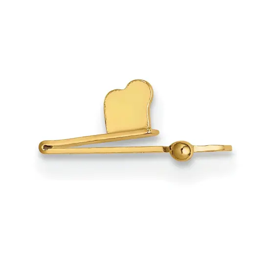 14K Gold Barrel Clasp Tongue 6.3mm {2}