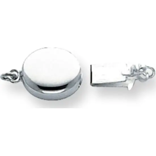 Sterling Silver Beads Clasp 9.8mm {1}