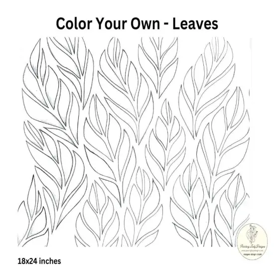 Paint Your Own Decoupage Paper!Leaves {1}