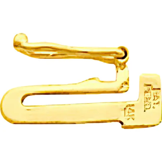 14K Gold Double Action Clasp Replacement Tongue 8.2mm {1}