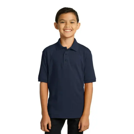Kids Half Sleeve Polo T-Shirts &ndash; 100% Cotton, Soft & Breathable Fabric, Boys' Casual Wear, Youth Classic Fit, Durable & Stylish School Uniform Tee {3}