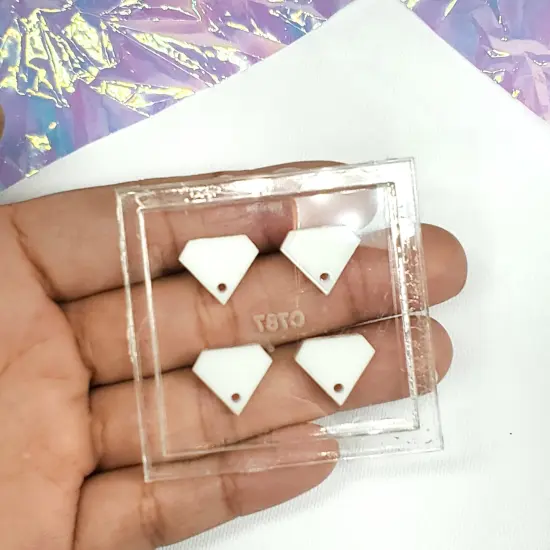 Diamond Stud Connector Mold (B8) {3}