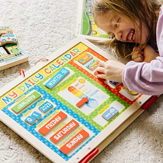My First Daily Magnetic Activities Calendar for Kids Weather and Seasons Calendar for Preschoolers Ages 3+ Pack of 1 {5}