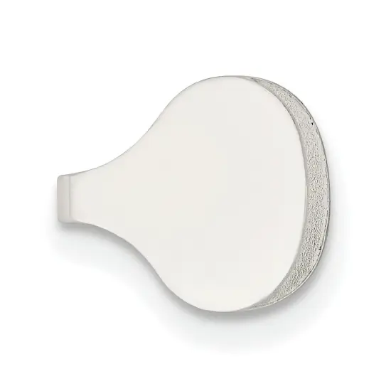 Sterling Silver Flat Endcaps - Pack of 4 {1}