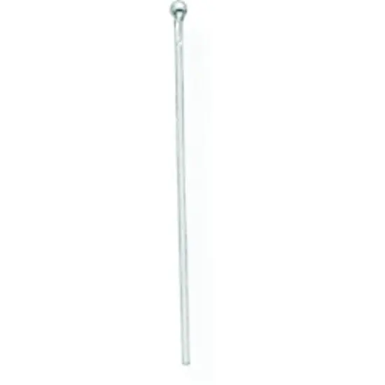 14K White Gold Round Headpin {1}