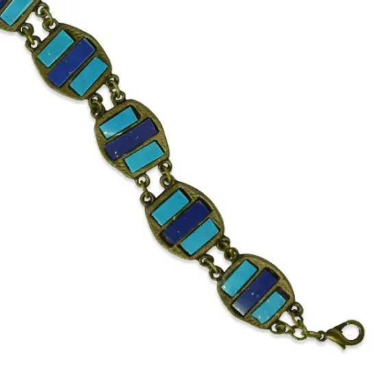 Antique Inspired Stones Bracelet {2}