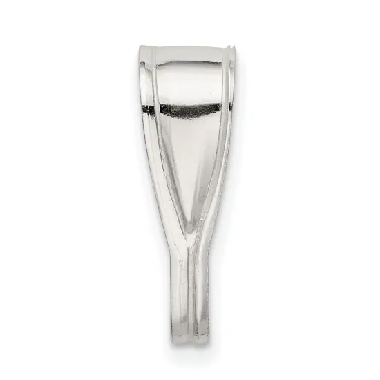 Sterling Silver 6.6mm Snap On Bail - Pack of 6 {1}