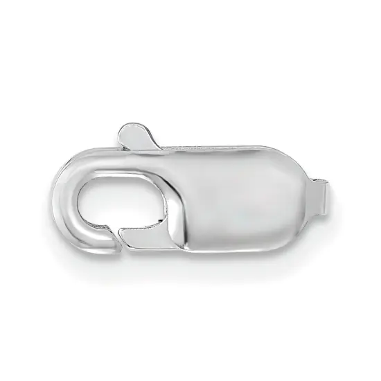 14K White Gold Lobster Clasp 11.6mm {1}