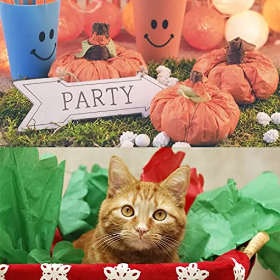 Colored Tissue Paper for Gift Bags Crafts, 14" x 20" Tissue Paper Bulk 100 Sheets Gift Paper Tissue for Packaging - 20 Colors {3}