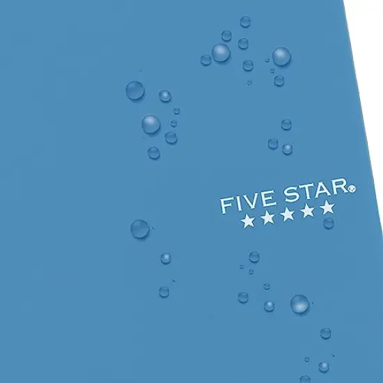 Personal Size Spiral Notebook 1-Subject College Ruled Paper Fights Ink Bleed Water-Resistant Cover 4-3/8" x 7" 100 Sheets Tidewater Blue {6}