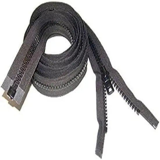 Zipper, 72" Inch, YKK, Black, 10, Seperating Zipper, Double Metal Slider, Boat Canvas {1}