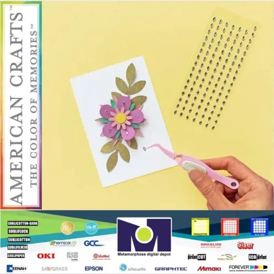 Craft Tweezers PINK EK Success 54000036 Pinzas Ek Tools by American Crafts {1}