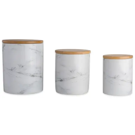 DII Aqua Ceramic Jar Canister (Set of 3) {2}