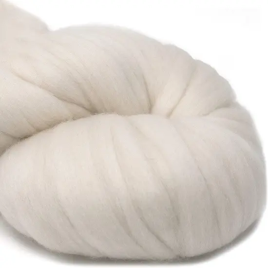 LEARN TO SPIN YARN - Beginner's Spinning Kit with Drop Spindle and Merino Pencil Roving. Choose your color. Natural White {3}