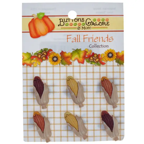 Buttons Galore and More Fall Craft & Sewing Buttons - Indian Summer - 18 Buttons {2}