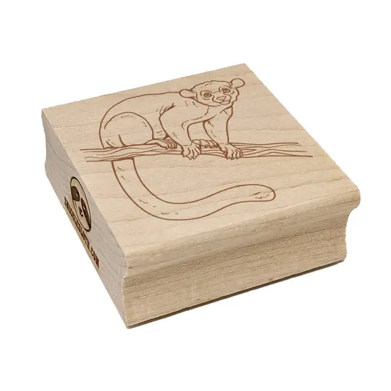 Kinkajou Honey Bear Square Rubber Stamp for Stamping Crafting {7}