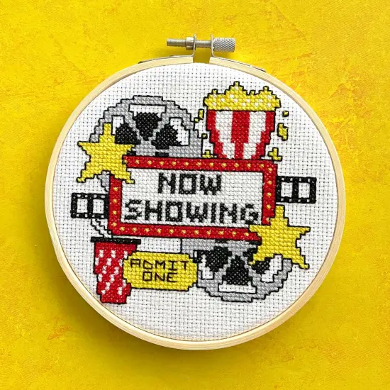 At The Movies Counted Cross Stitch Kit {1}