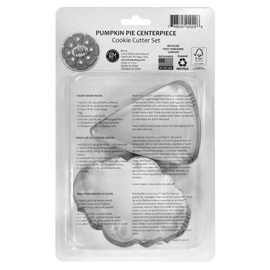 Pumpkin Pie Centerpiece 2 PC Cookie Cutter Set {4}