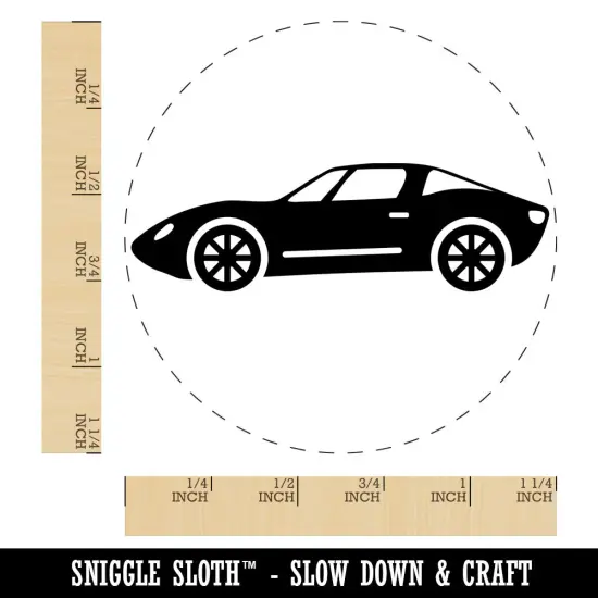 Fast Sports Car Vehicle Rubber Stamp for Stamping Crafting Planners {1}