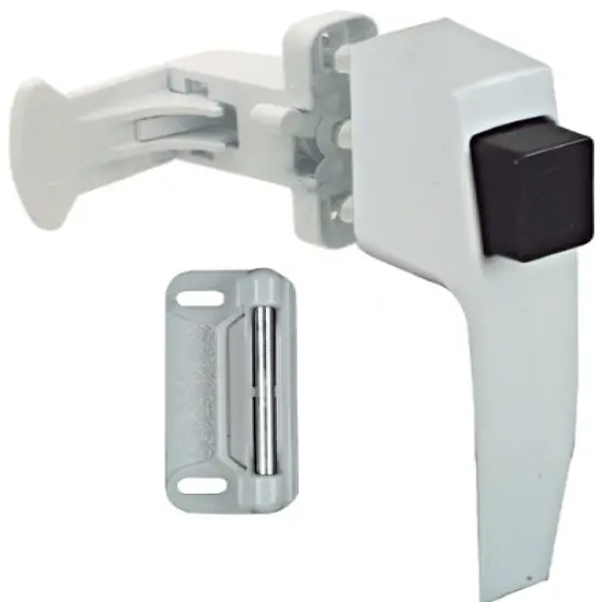 Push Button Latches White {1}