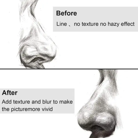 84 Pieces Blending Stumps and Tortillions, Paper Art Blenders, Art Pencils, Drawing Pencils for Student Artist Charcoal Sketch Drawing Tools, Sketch Supplies {2}