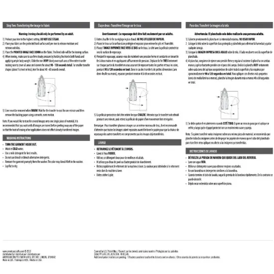 Jolee's Easy Image Transfer 8.5"x11" 3 Sh/Pkg Glow In The Dark For Light 56-47015 Made in USA {4}